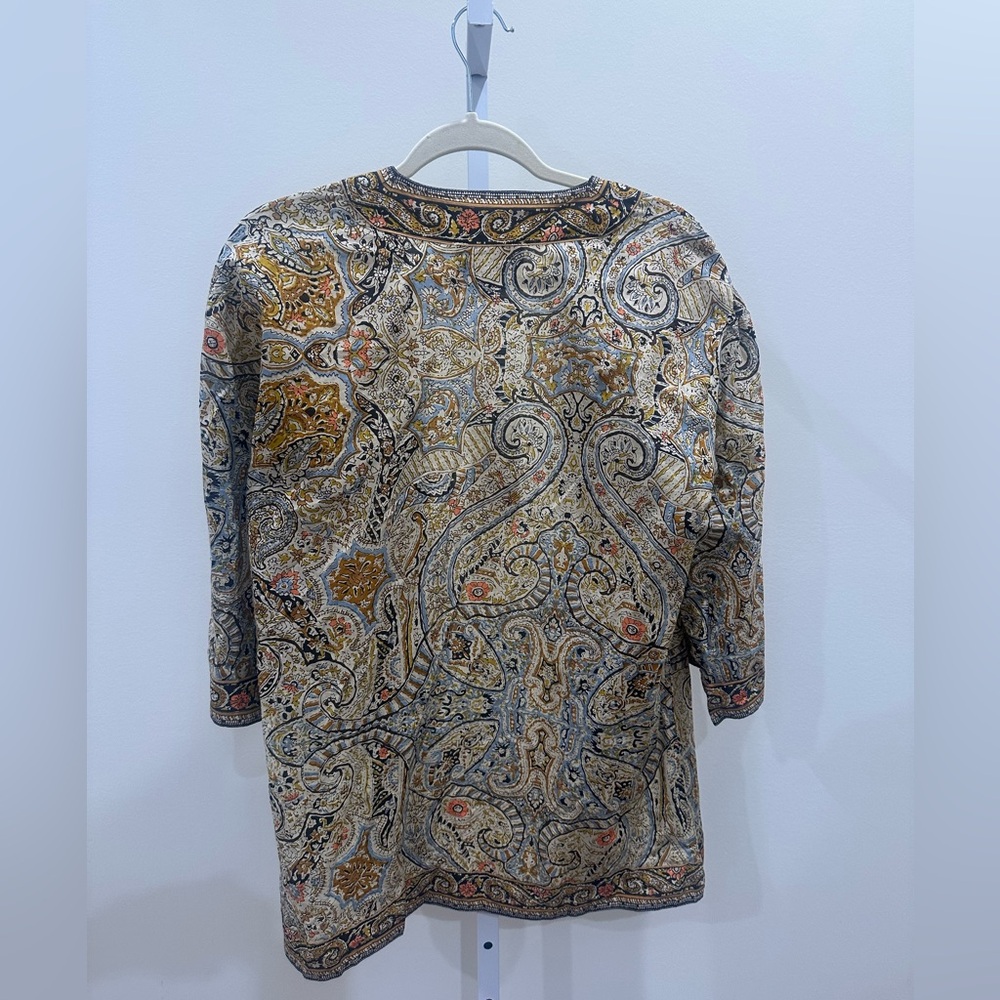 Cleobella Kaleidoscope Paisley Wrap / Kimono – Size S (XS/S) NWT Boho Cover‑Up - Picture 7 of 8
